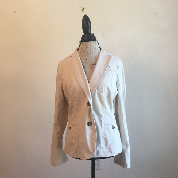 Talbots Jackets & Blazers - Talbots beige 14 blazer business tortoiseshell